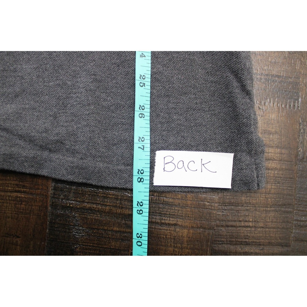 Polo Ralph Lauren Custom Slim Fit Polo Shirt Mens XL Gray Polo Bear Patch - Picture 8 of 10